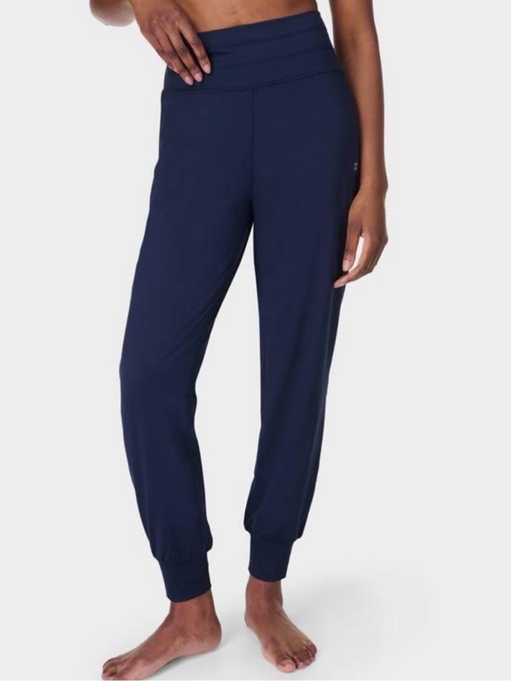 #796 Sweaty Betty Gary Yoga Pants Navy Blue Size S Regular